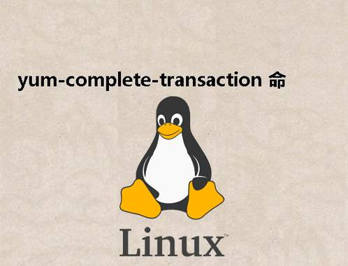 [Linux] yum-complete-transaction 命令：尝试完成系统上不完整或中止的yum事务进程