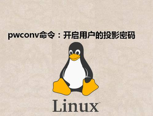 [Linux] pwconv命令：开启用户的投影密码