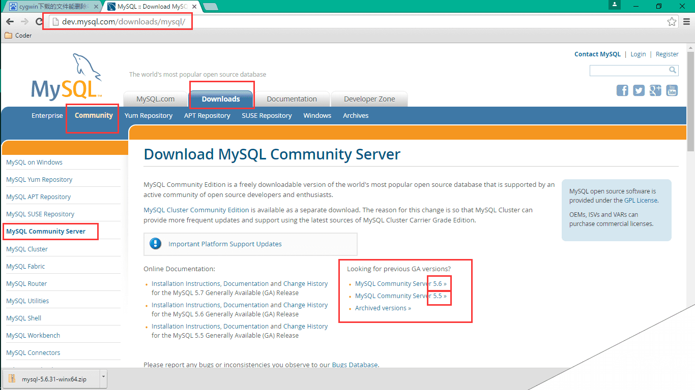 MySQL5.6.31 winx64.zip安装配置教程详解